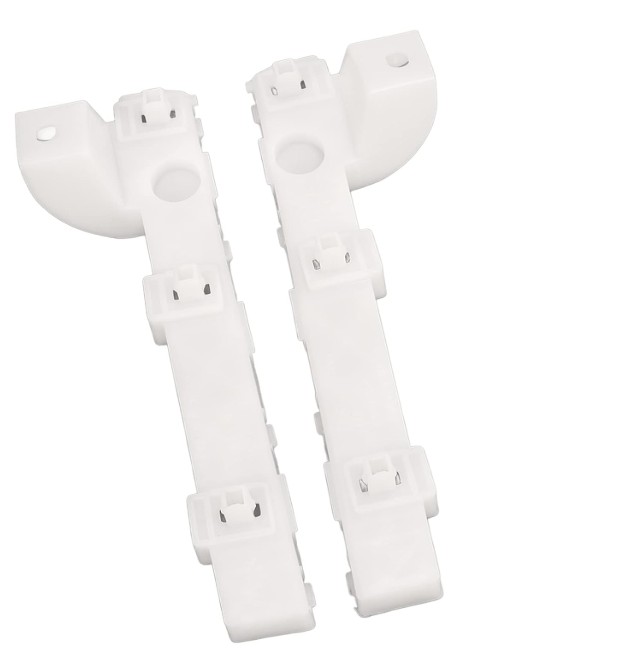 Front Bumper Bracket, Left Right Bumper Bracket Clip Support Holder Replacement for Lancer 2008–2017